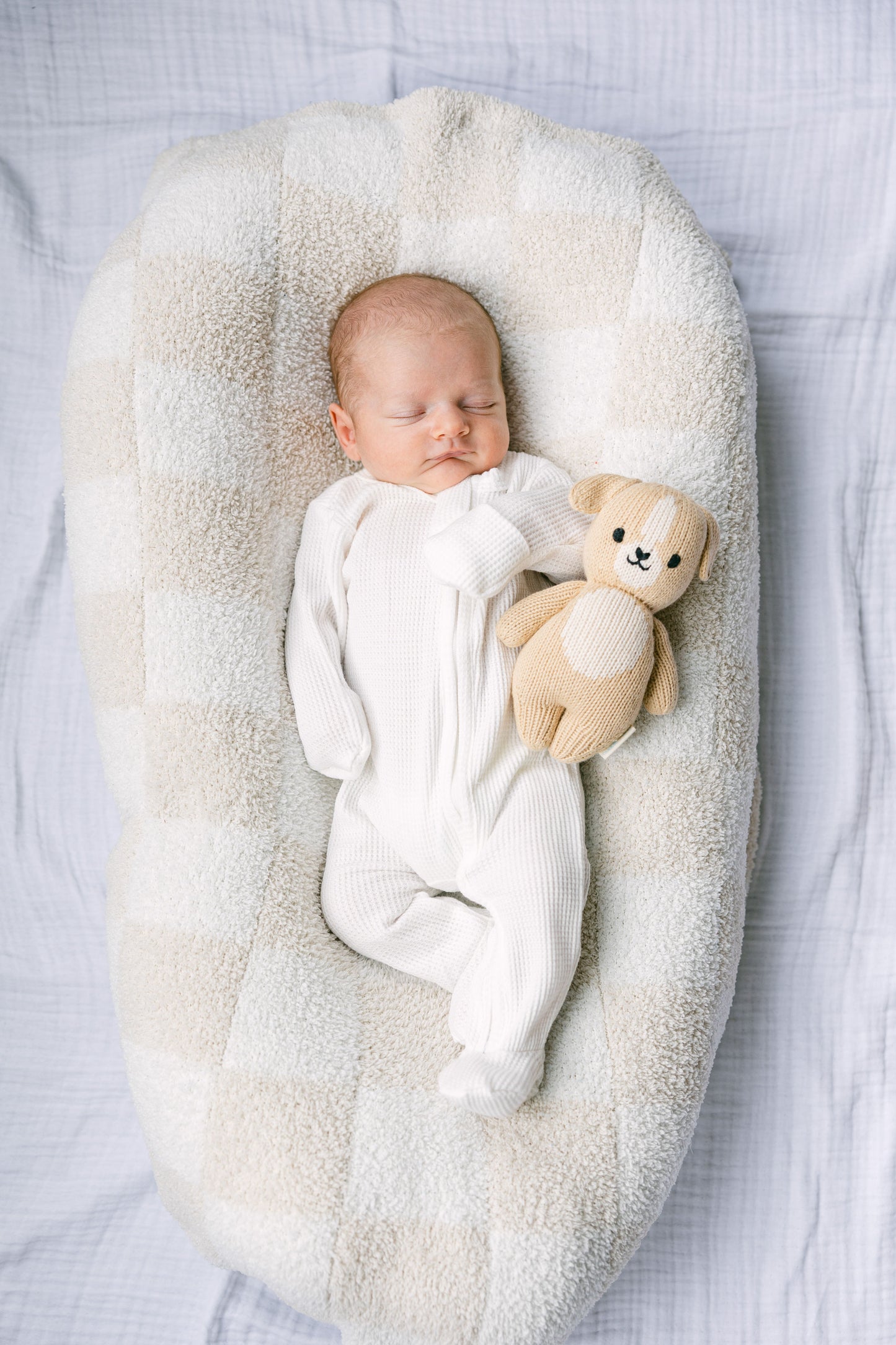 Organic Waffle Knit Footie