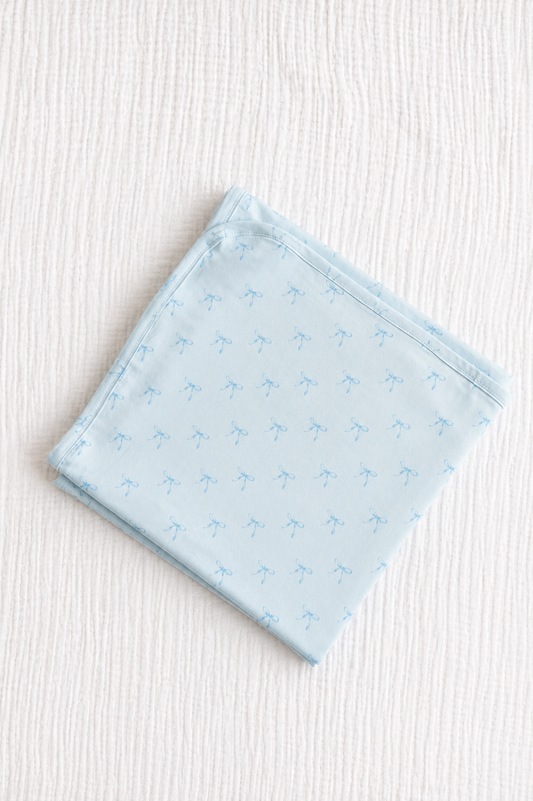 Something Blue Swaddle | Blanket