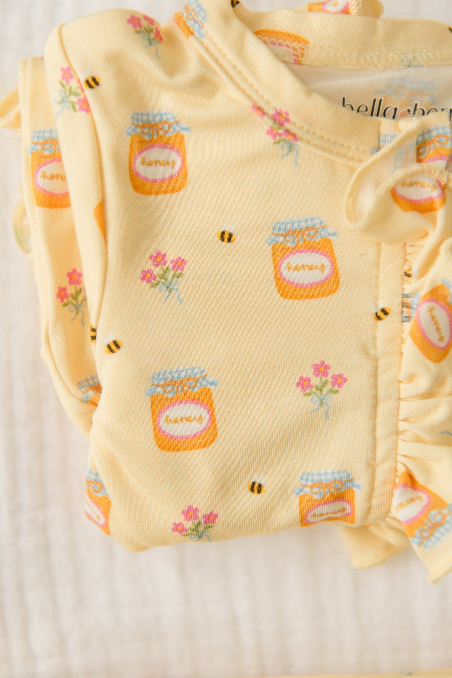 Sweet As Honey Ruffled Footie
