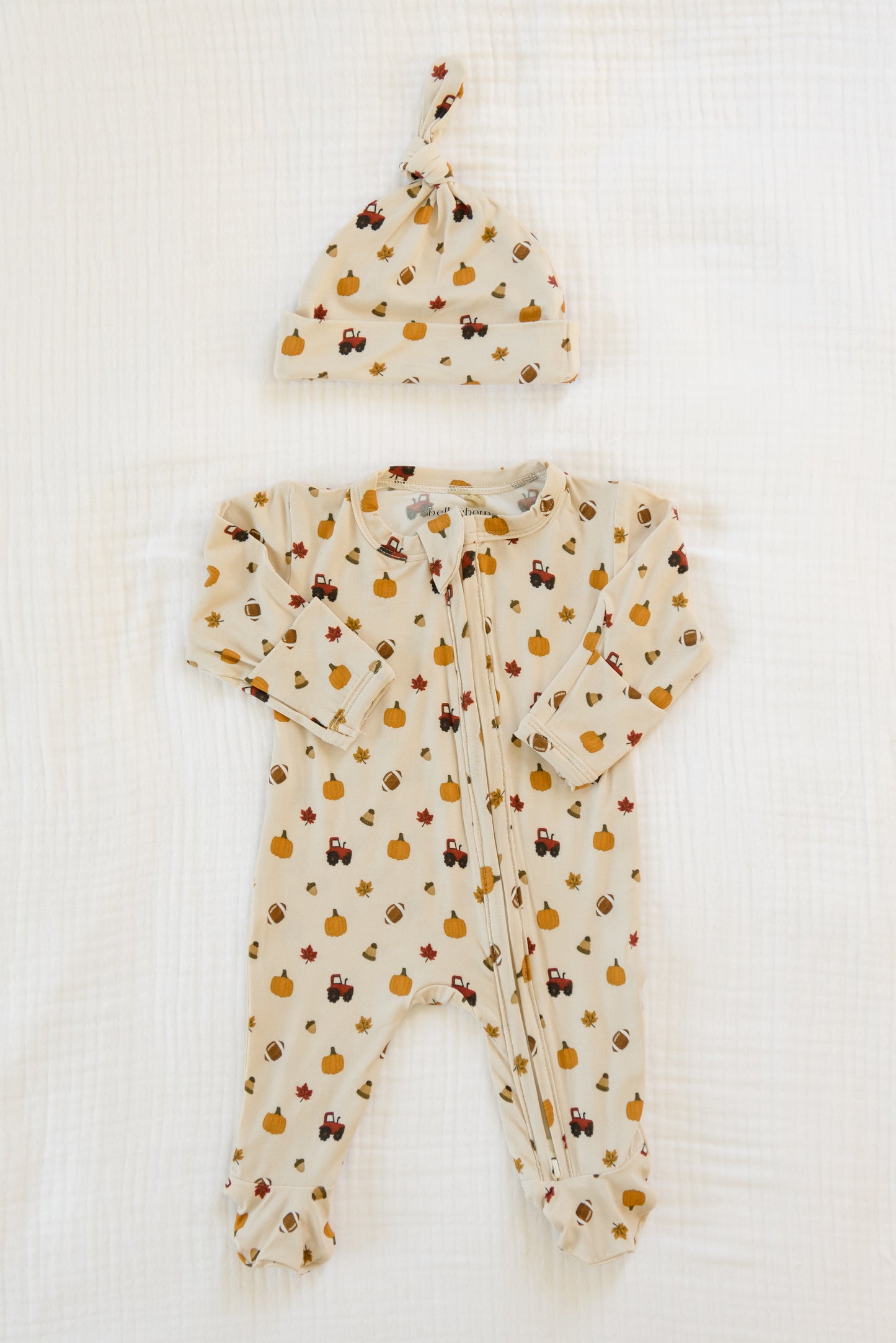 Fall-ing In Love Bamboo Footie