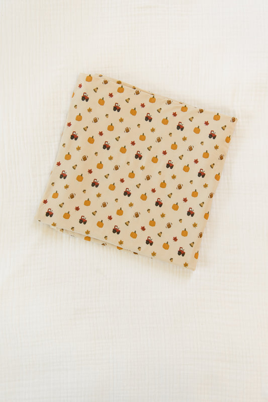 Fall-ing In Love Swaddle (Boy) | Blanket