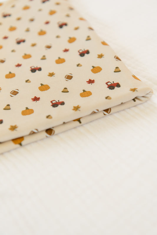 Fall-ing In Love Swaddle (Boy) | Blanket