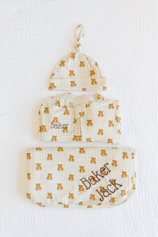 Bear-y Cute Bamboo Footie