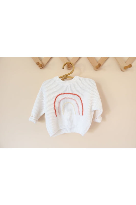 Hand Stitched Chunky Knit Sweater