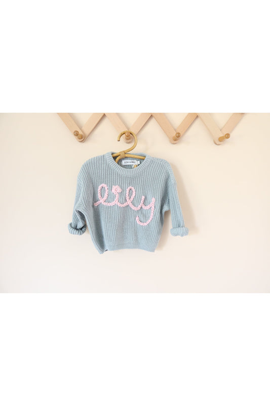 Hand Stitched Chunky Knit Sweater