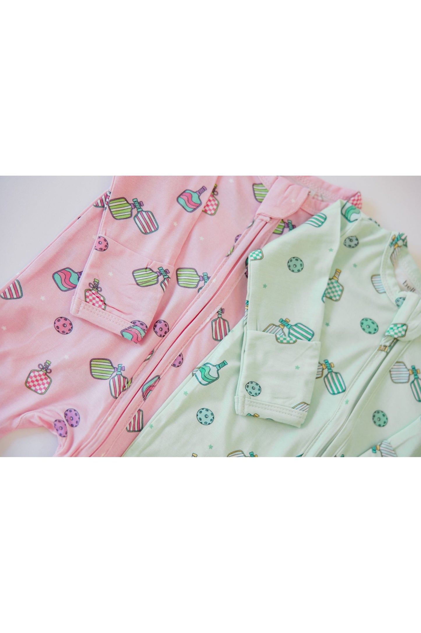 Paddle Pals Bamboo Footie-Mint
