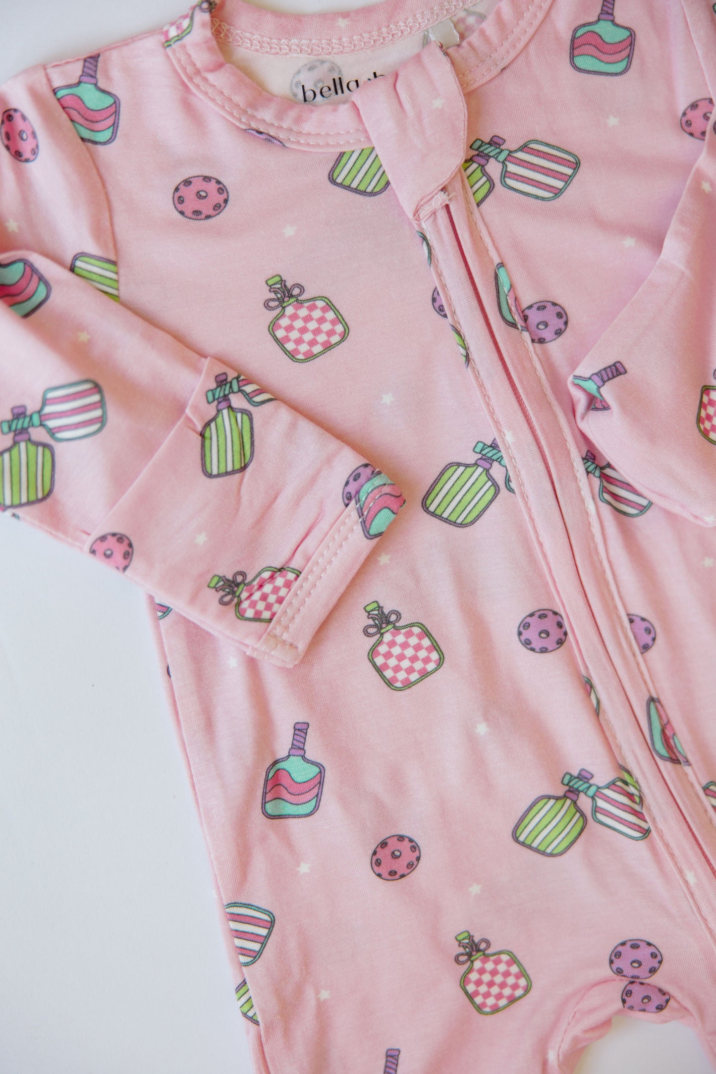 Paddle Pals Bamboo Footie- Pink