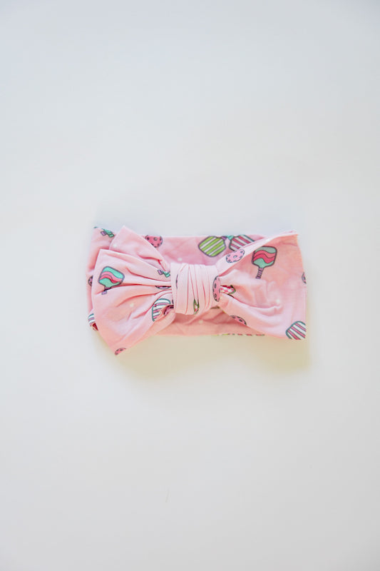 Paddle Pals Double Knot Bow-Pink