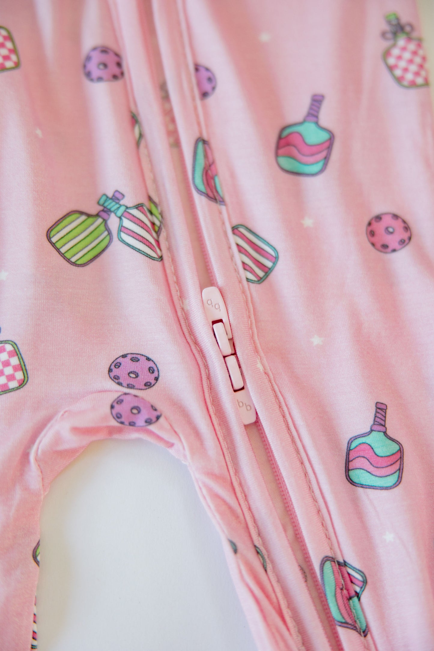 Paddle Pals Bamboo Footie- Pink