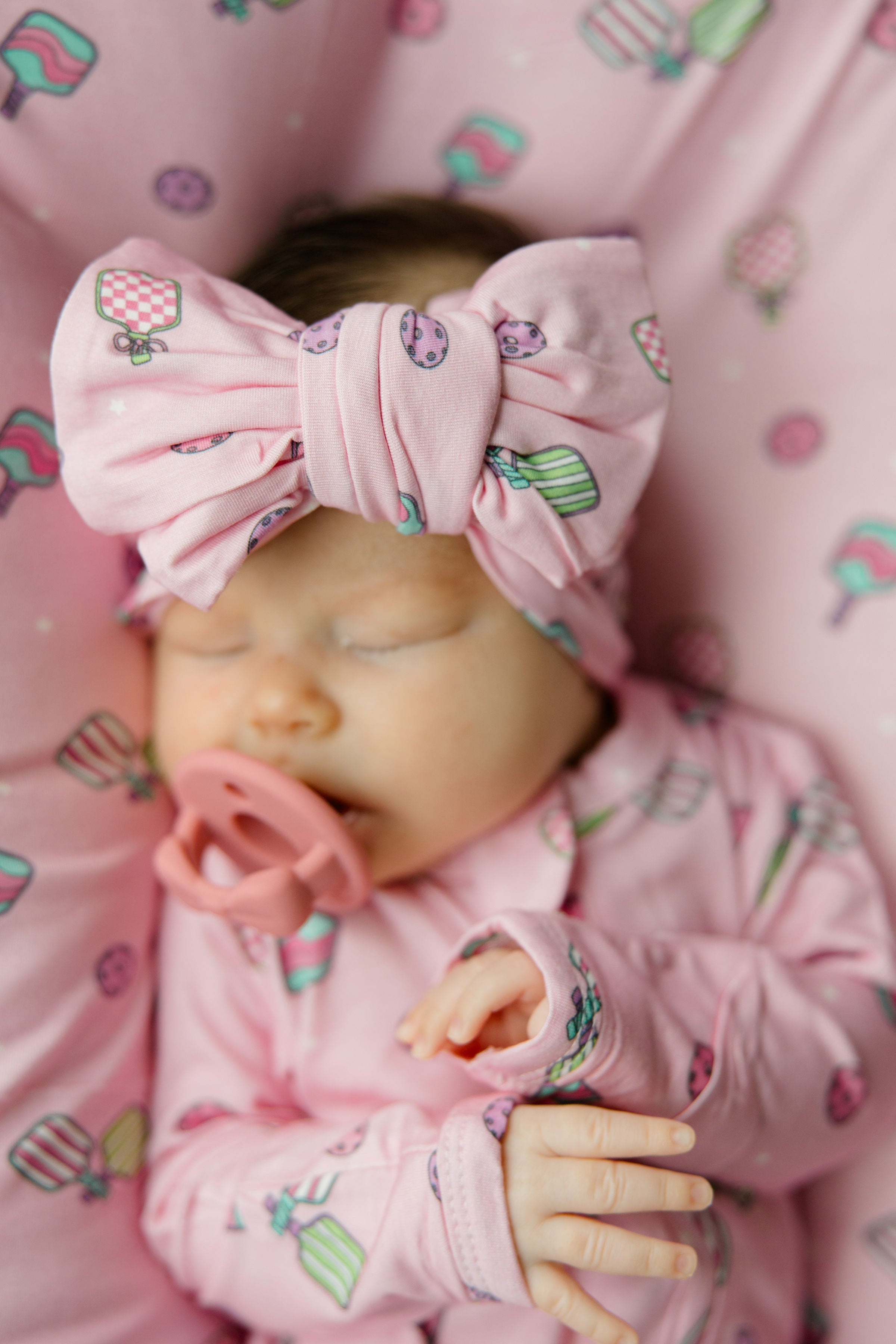 Paddle Pals Double Knot Bow-Pink