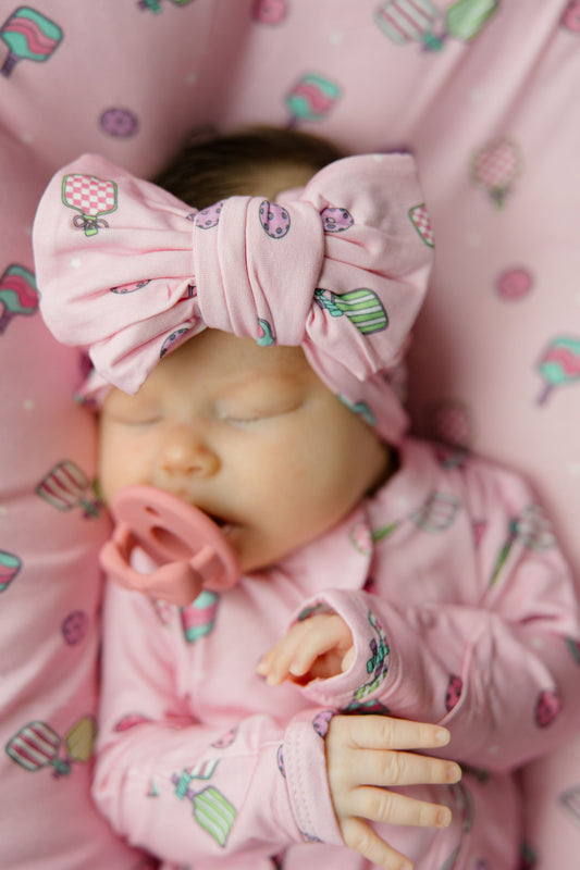 Paddle Pals Double Knot Bow-Pink