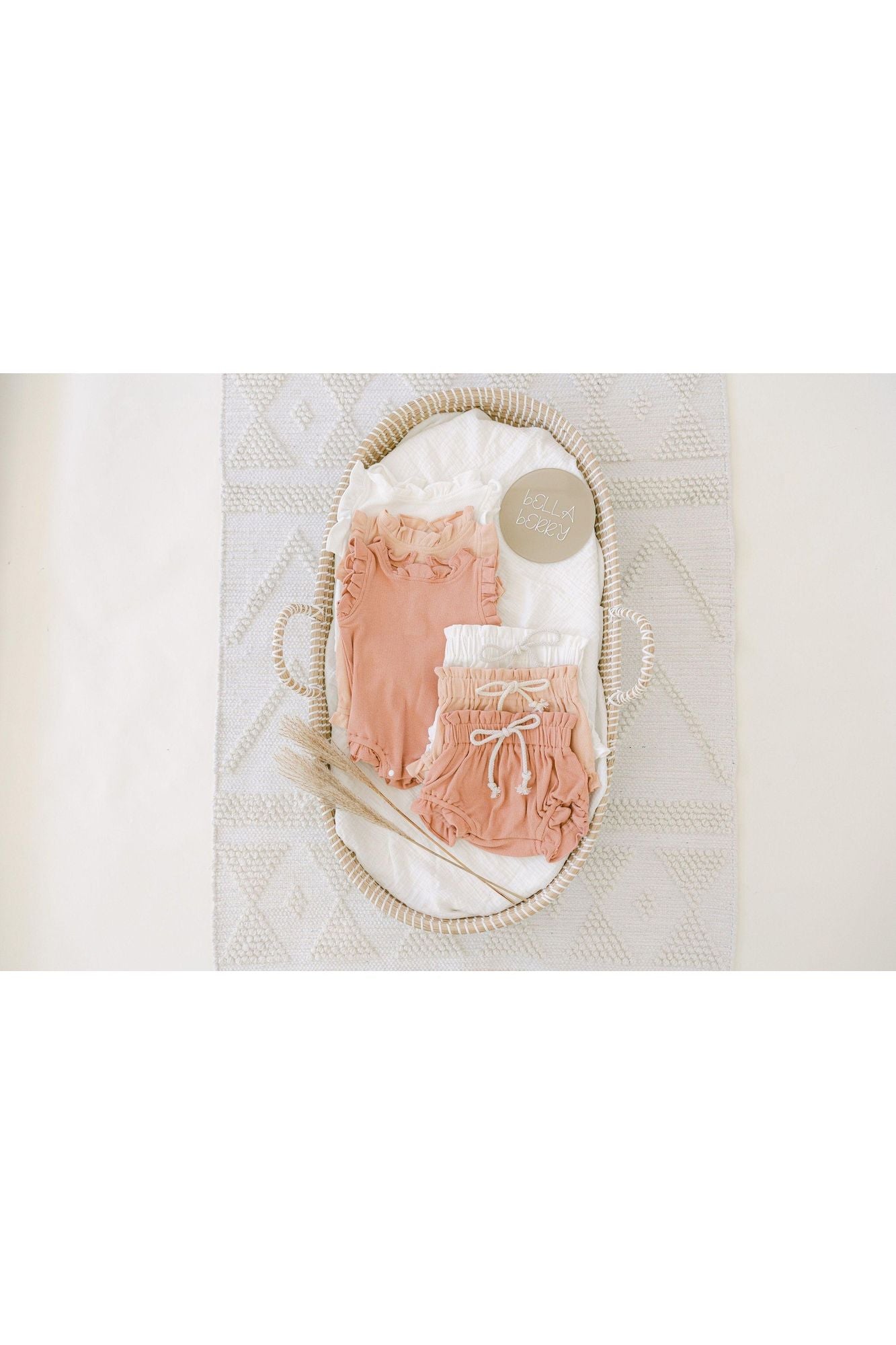Baby Girl Ruffle Romper and Shorts - BellaBerryDesigns