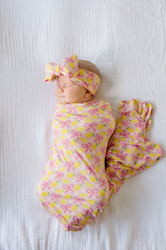 Pink Lemonade Swaddle | Blanket