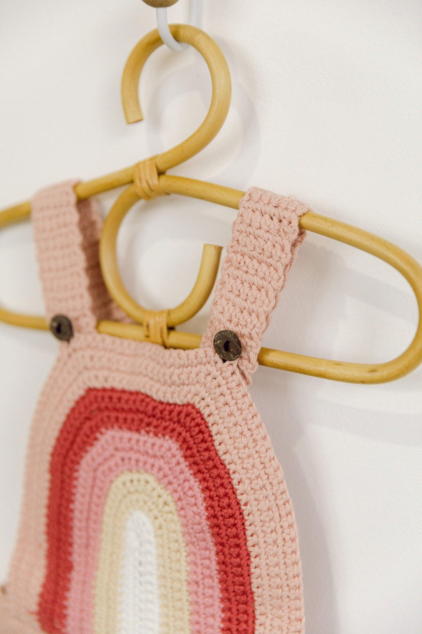 Rainbow Knitted Romper - BellaBerryDesigns