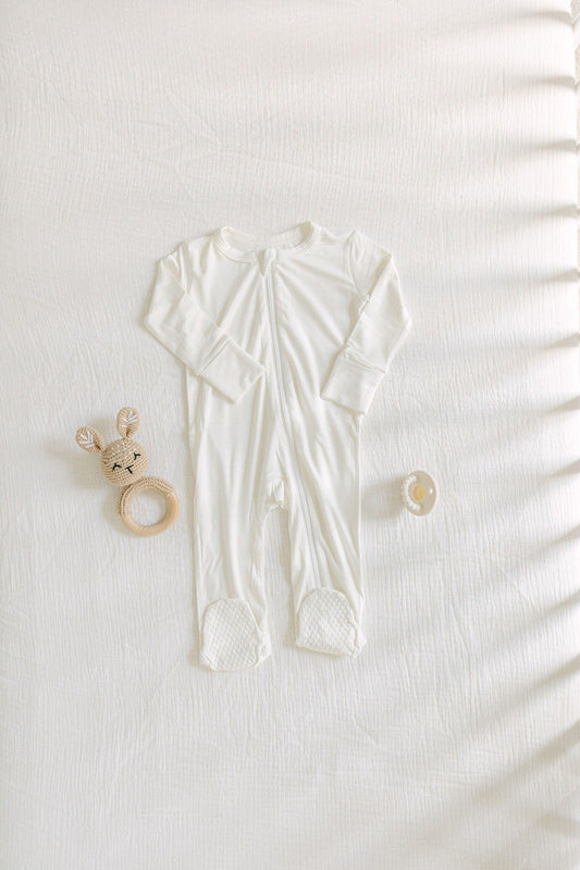 Bamboo Footie with Zipper - BellaBerryDesigns