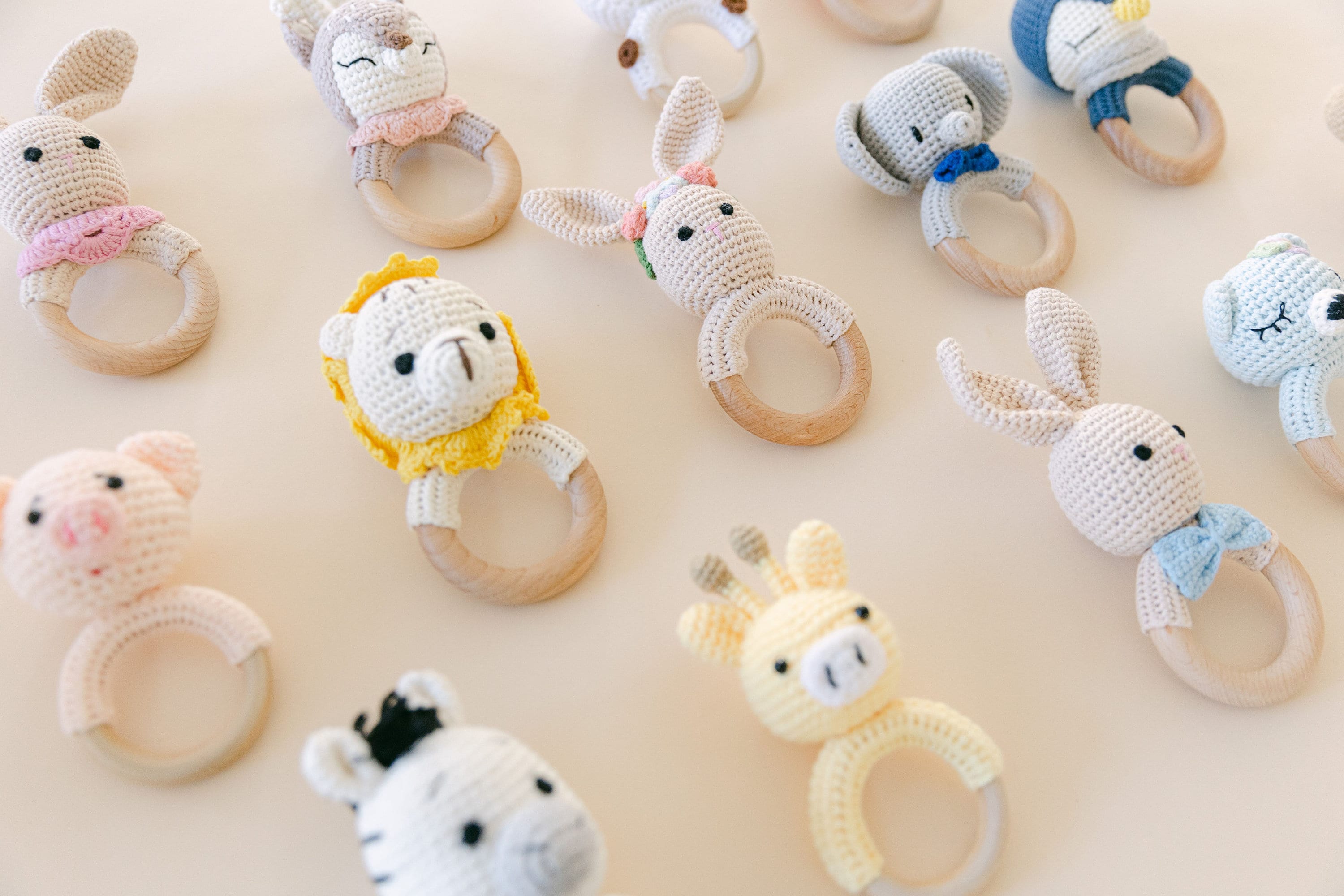 Buy Crocheted Baby Rattles Toys Online | Bella Berry Designs