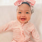 Personalized Bamboo Ruffled Footie