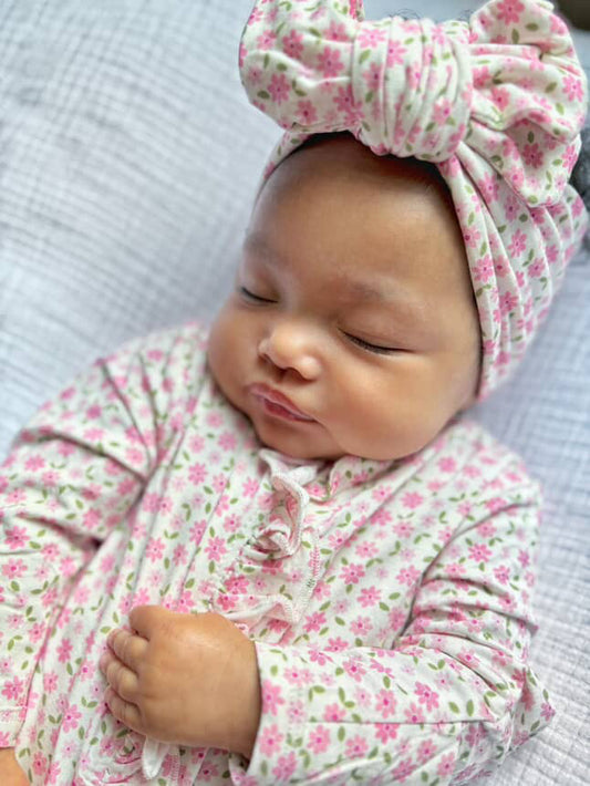Pink Blossom Double Knot Bow