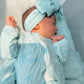 Personalized Bamboo Ruffled Footie