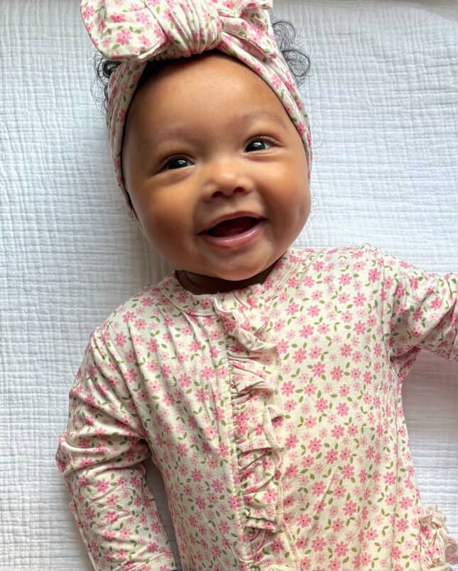 Pink Blossom Double Knot Bow