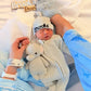 Personalized Hand Stitched Waffle Knit Hat