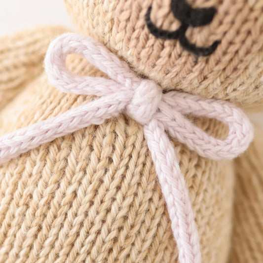 Baby honey bear (lavender bow)