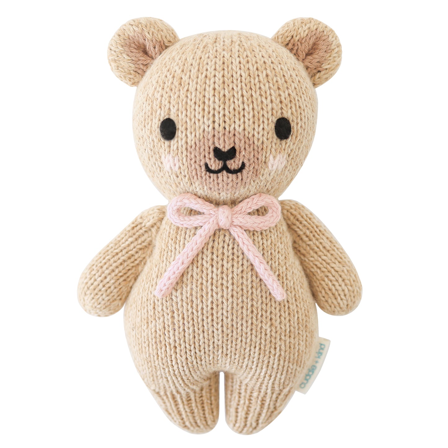 Baby honey bear (blush bow)