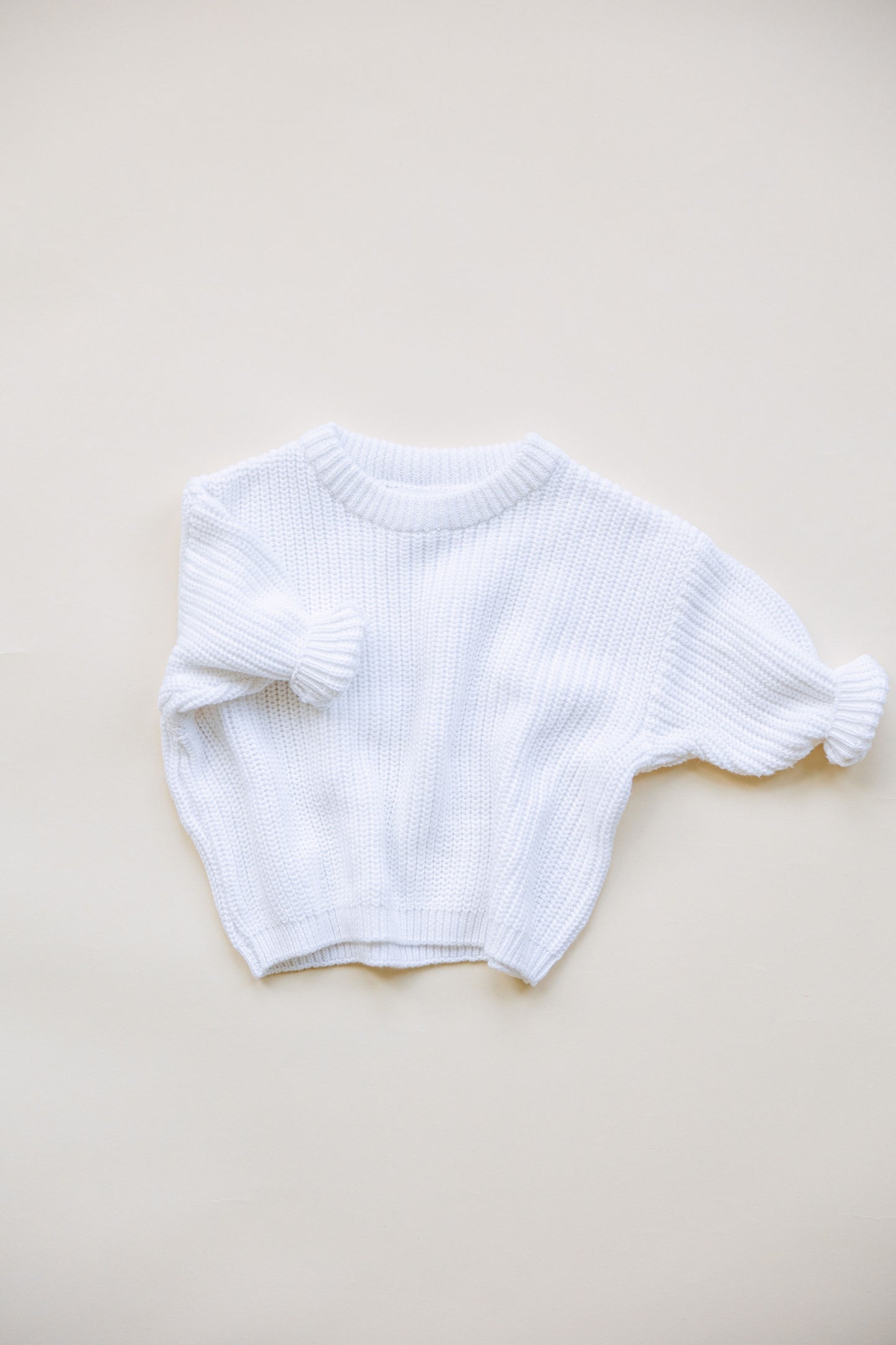 Hand Stitched Chunky Knit Sweater