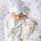 Hand Stitched Newborn Bow Hat