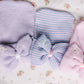 Hand Stitched Newborn Bow Hat