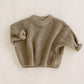 Chunky Knit Crewneck Sweater - BellaBerryDesigns