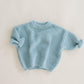 Chunky Knit Crewneck Sweater - BellaBerryDesigns