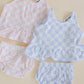 Organic Cotton Checkered Baby Girl Set