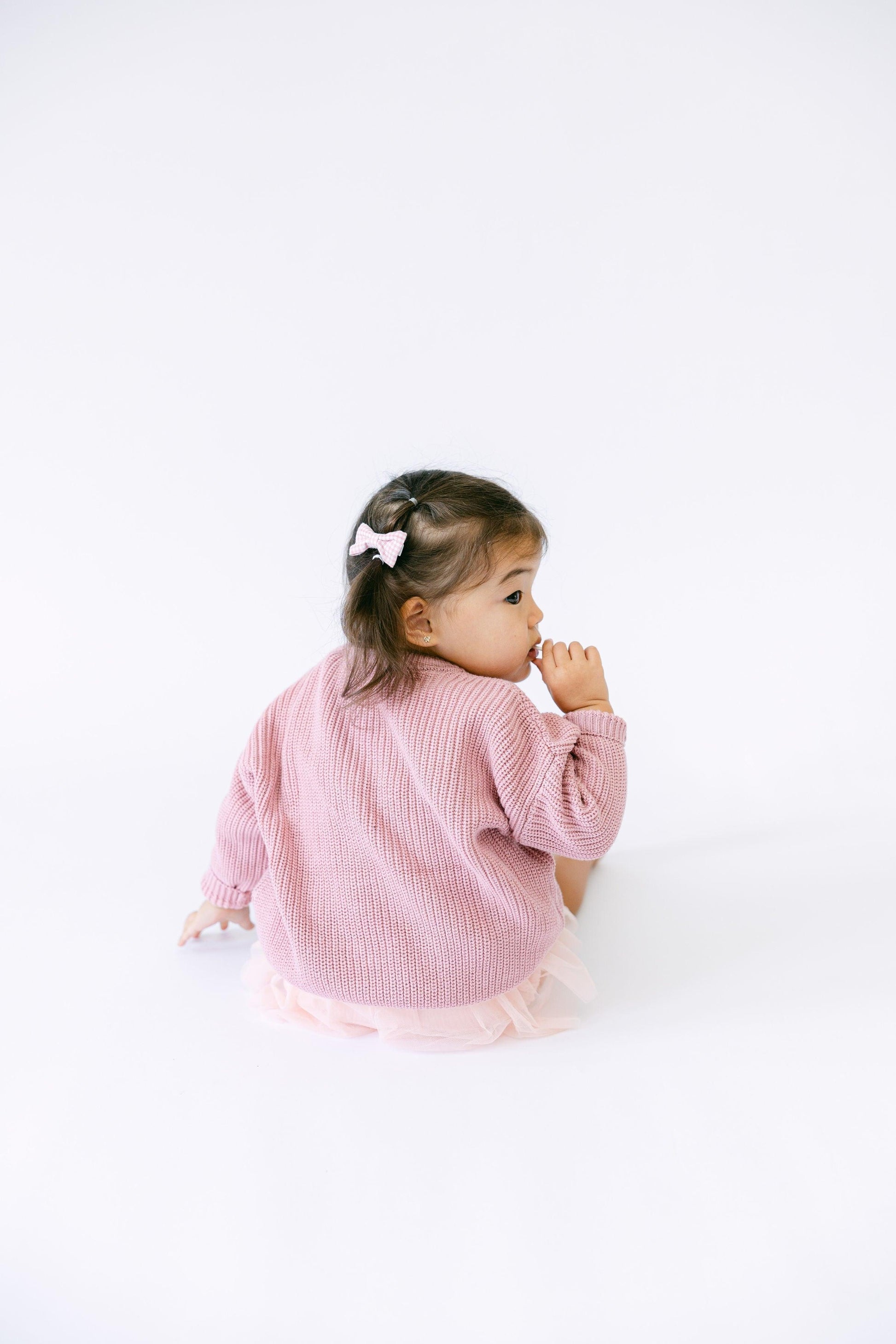 Chunky Knit Crewneck Sweater - BellaBerryDesigns
