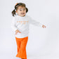 Pumpkin Pie Fall Outfit | Long Sleeve Crewneck & Bell Bottom Set