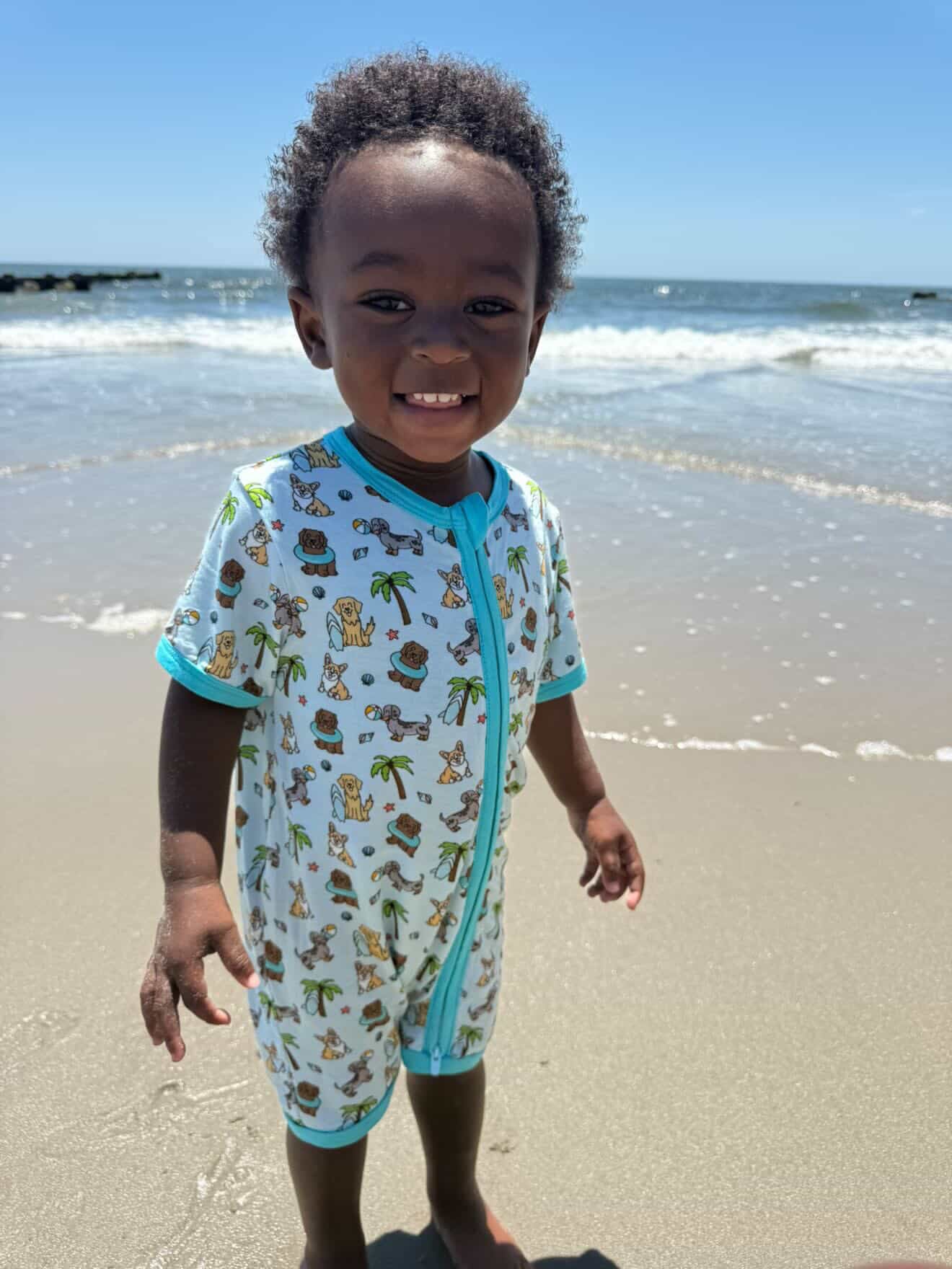 Puppy Paradise Bamboo Romper