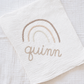 Hand Stitched Muslin Swaddle Blanket