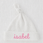 Personalized Hand Stitched Waffle Knit Hat