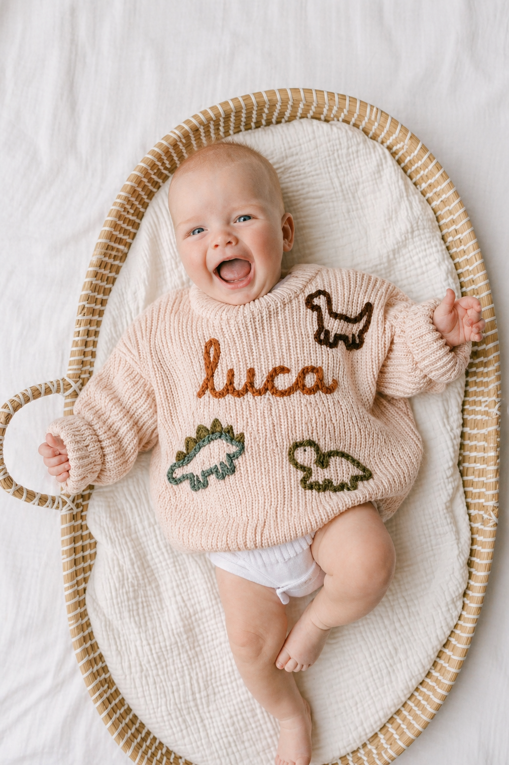 Hand Stitched Chunky Knit Sweater