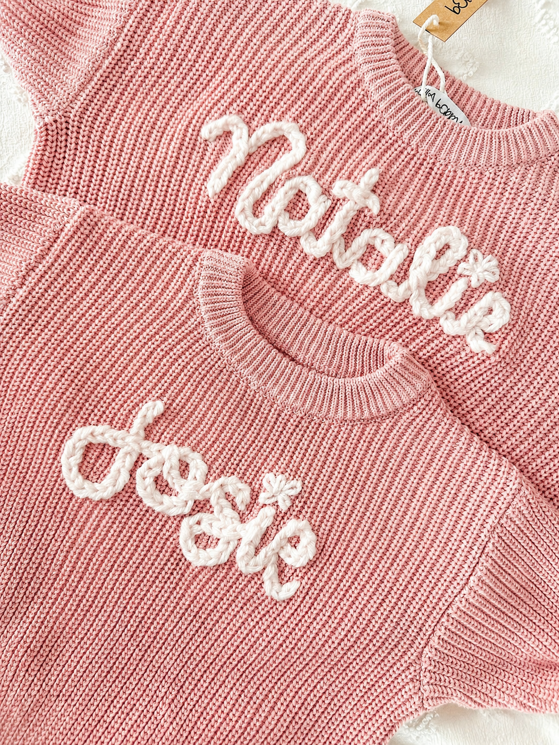 Hand Stitched Chunky Knit Sweater