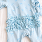 Personalized Bamboo Ruffled Footie