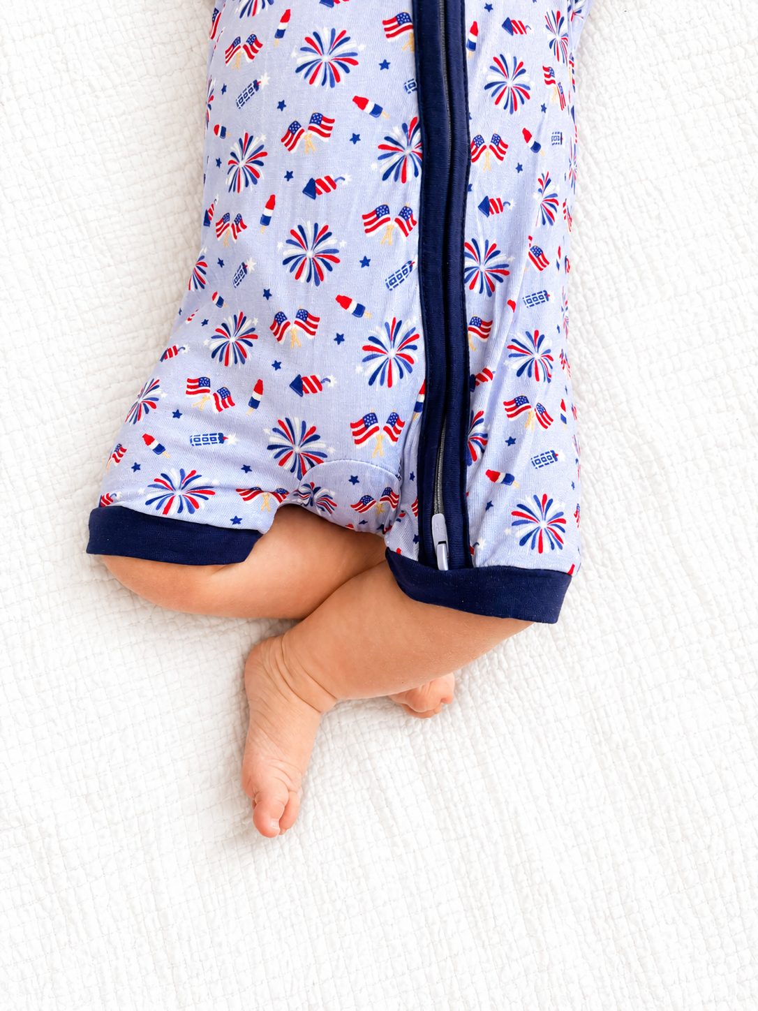Tiny Firecracker Bamboo Romper