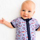 Tiny Firecracker Bamboo Romper