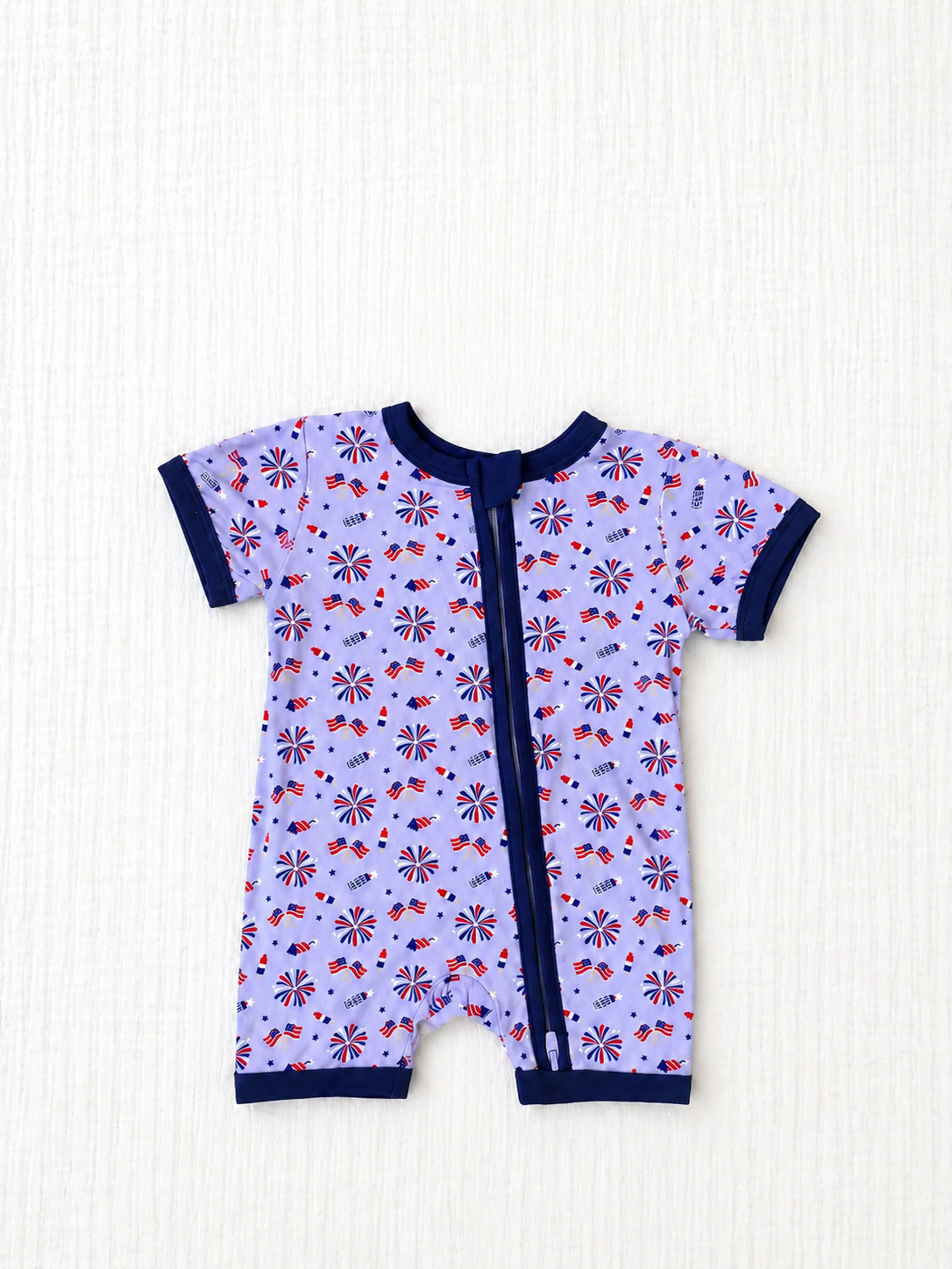 Tiny Firecracker Bamboo Romper