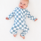 Organic Cotton Checkered Romper