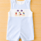 Embroidered Patriotic Puppy Romper