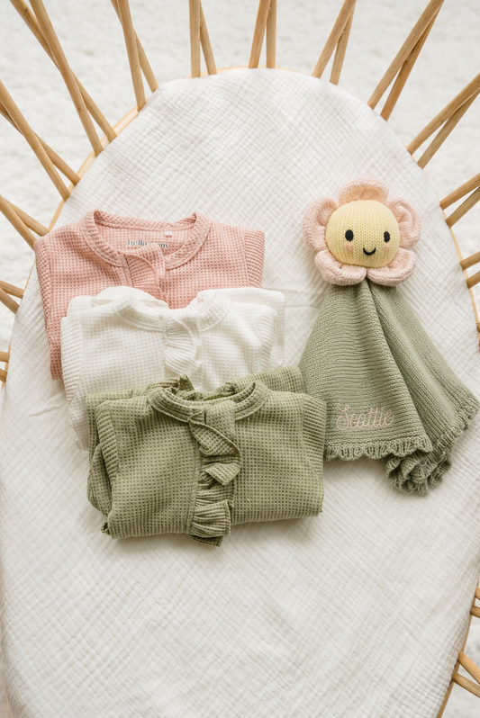 Baby daisy lovey (blush)