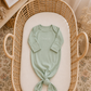 Personalized Organic Cotton Knotted Gown with Hat - Neutral