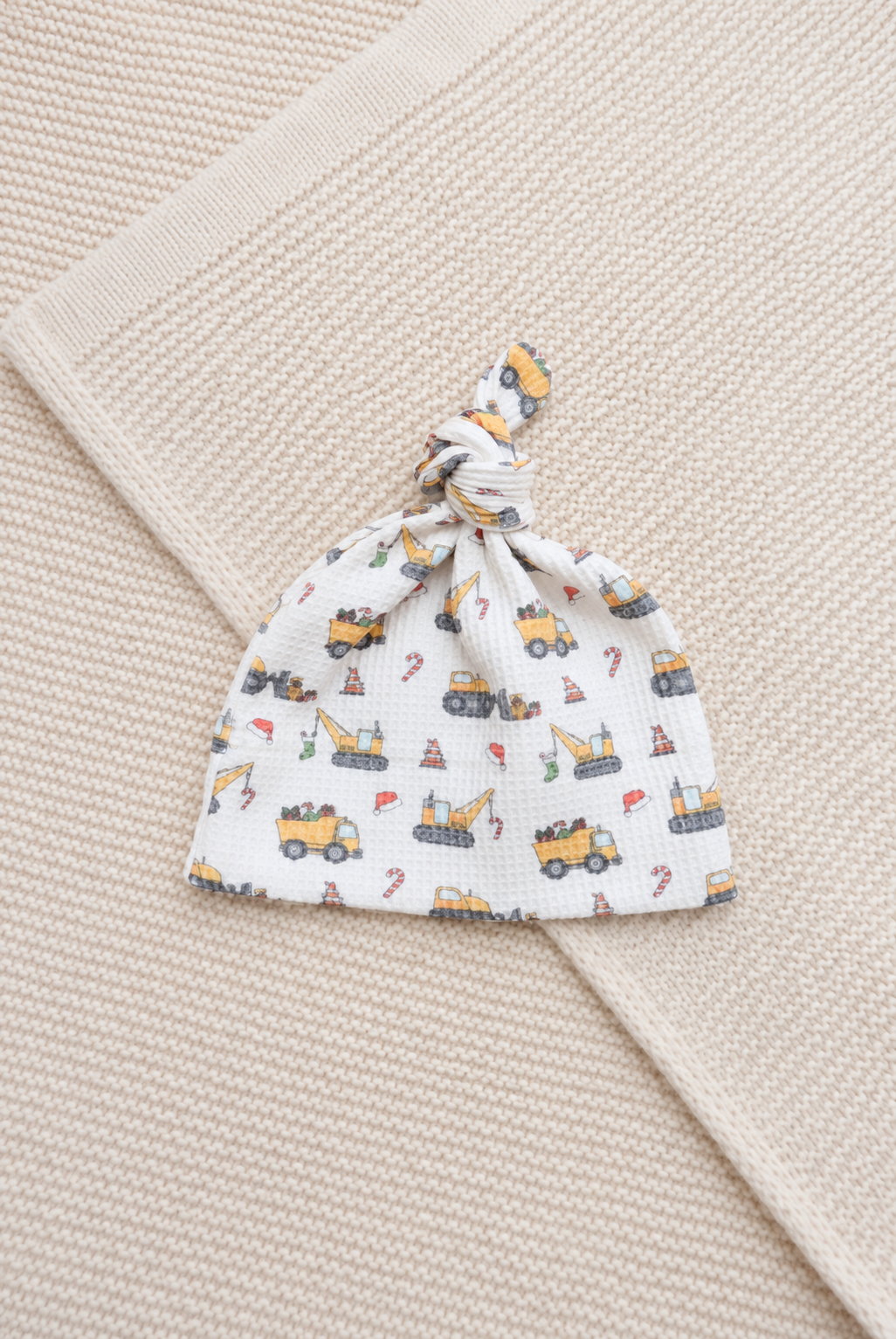 Santa's Work Zone Organic Waffle Knit Hat