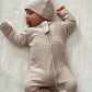 Organic Waffle Knit Footie